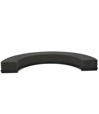 4A Anneau demi-cercle Oasis Eychenne noir | Diamètre 60 centimètres | Par 2 pièces