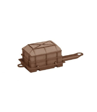 4A Oasis Bio Marron Florette Medi | Dimensions 31 x 13,5 x 9 centimètres | Par 12 pièces
