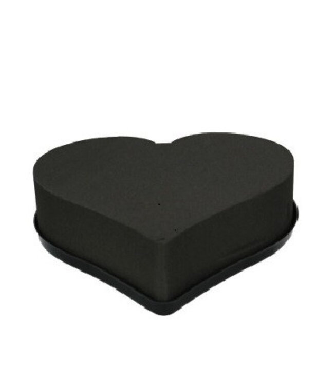 Cœur Noir Oasis Eychenne | Longueur 33 centimètres | Commande par 2 pièces