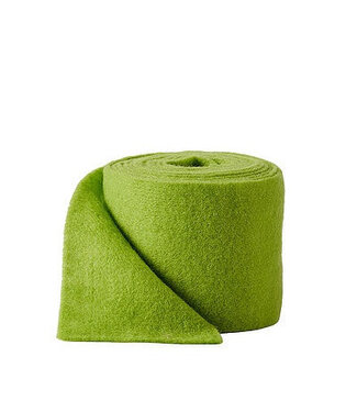 4A Ruban en feutre vert pomme | Largeur 150 millimètres | Longueur 5 mètres | Par pièce