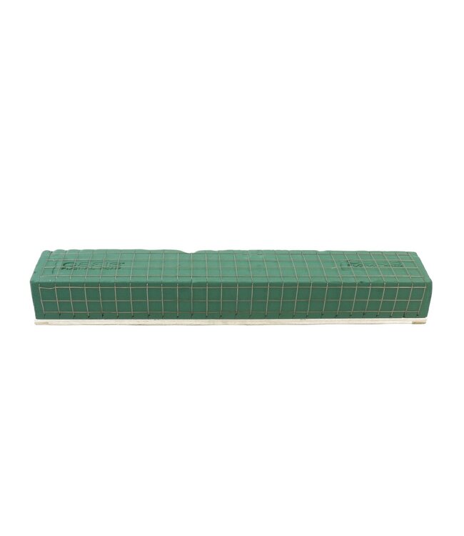 Raquette Bioline en mousse florale verte Oasis | Dimensions 67 x 12,5 x 8 centimètres | Commandable par 2 pièces