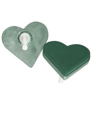 4A Green Oasis ECObase heart | Dimensions 19 x 19 x 4 centimetres | Per 2 pieces