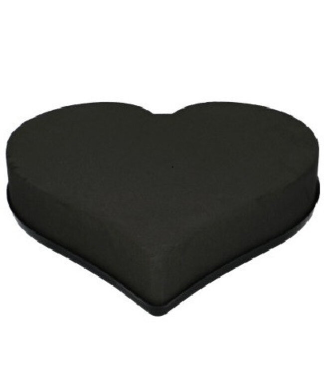 Black Oasis Eychenne heart | Length 50 centimetres | Available to order in sets of 2