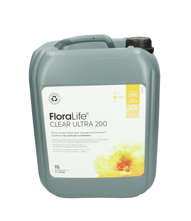 Pflege Floralife Clear Ultra 200 | Inhalt 10 Liter | Pro Stück bestellbar