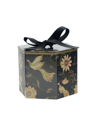 4A Porte-bouquet noir Hatbox Birds | Dimensions 15 x 13 centimètres | Par 6 pièces