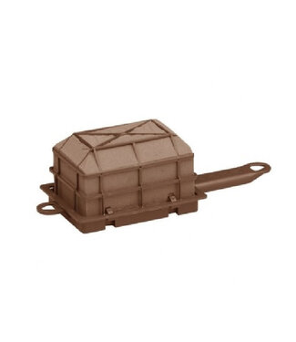 4A Oasis Bio Marron Florette Maxi | Dimensions 36 x 14 x 9 centimètres | Par 12 pièces