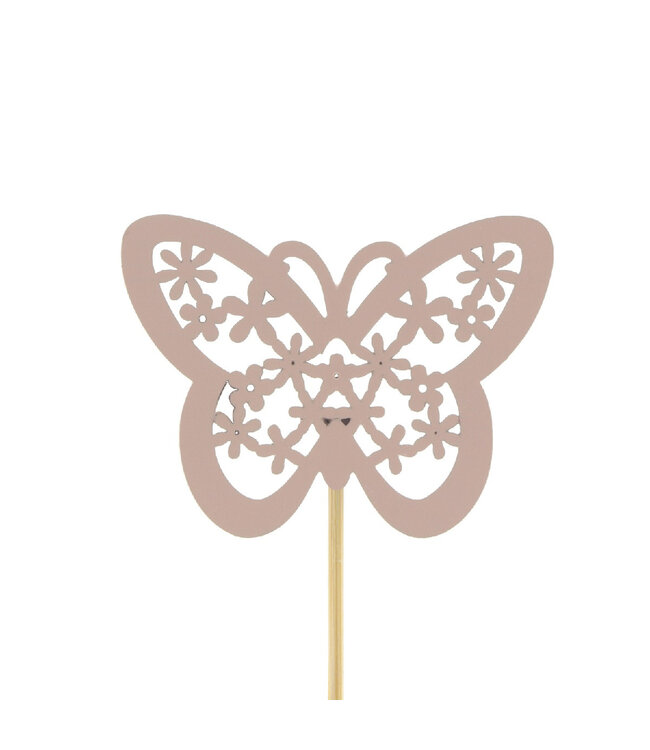 Bijsteker 10cm Vlinder Stacey 4.5cm ( x 25 )