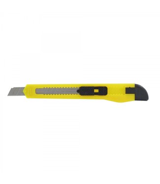 4A Petit couteau à lame rétractable jaune | Longueur 12,5 centimètres | Par 60 pièces