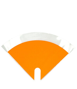 4A Oranje Hüllen Moon Kraftoptik | Größe 30 x 30 Zentimeter | Pro 50 Stück