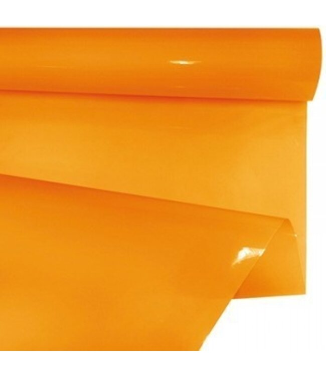 Orange Folie auf Rolle Clayrbril | Breite 70 Zentimeter | Länge 50 Meter | Pro Stück bestellbar