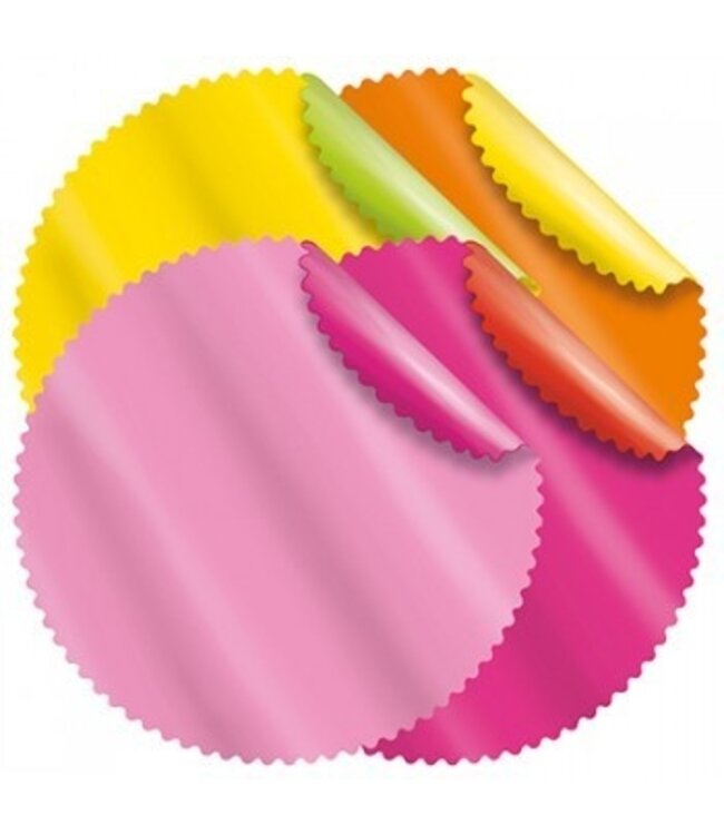 Folie Vel Rondella d58cm Assorti ( x 80 )