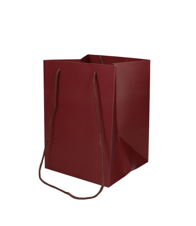 Bordeaux red bags Olympic | Size 25 x 18 x 18 centimetres | Available to order in sets of 10 pieces