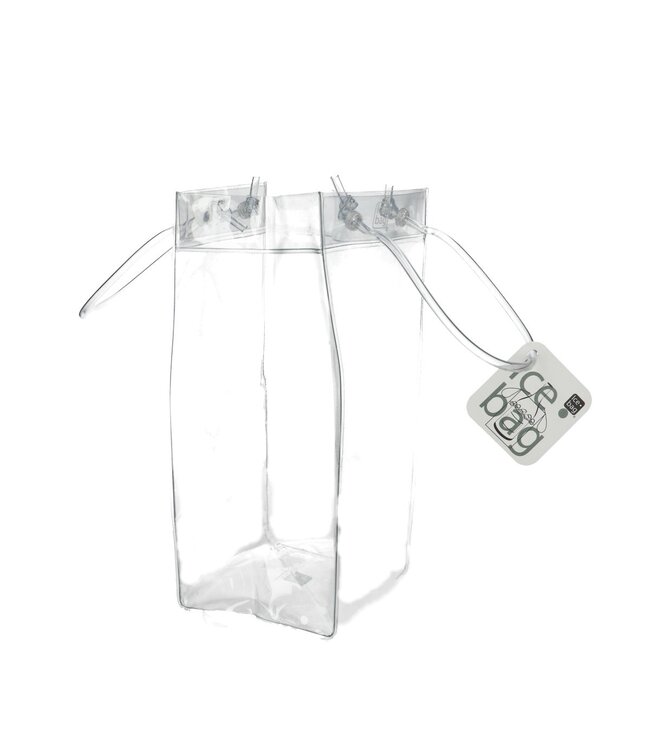 Transparent ice bag | Size 11 x 25.5 centimetres | Available to order in sets of 6