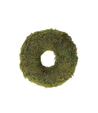 4A Couronne de mousse verte | Diamètre 24 centimètres | Par pièce
