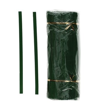 4A Fil de papier vert avec bande adhésive | Longueur 20 centimètres | Par 1000 pièces