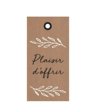 4A Labels Kaart 5 x 10 centimeter x20 Plaisir offrir | Per stuk