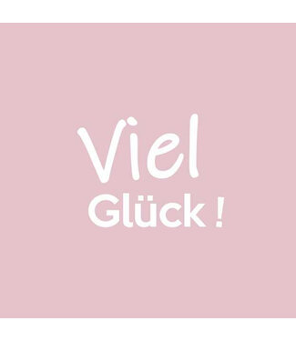 4A Labels Kaart 7*7cm x20 Viel Glück! ( x 1 )