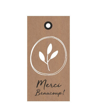 4A Labels Kaart 5 x 10 centimeter x20 Merci | Per stuk