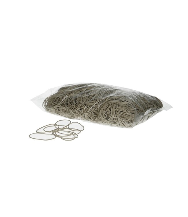 Natural White Elastic Bands | Elastic Thread | Diameter 8 centimetres | Thickness 1.5 millimetres | Weight 1 kilogram | Available for individual purchase