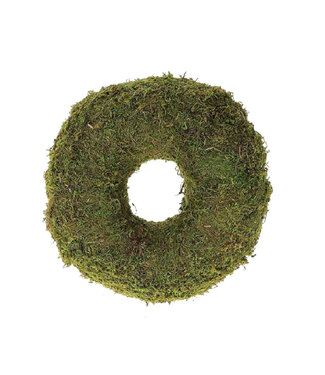 4A Green moss wreath | Diameter 28 centimetres | Per piece