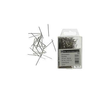 4A Silver-coloured pins | Diameter 1.05 millimetres | Length 30 millimetres | Per 350 pieces