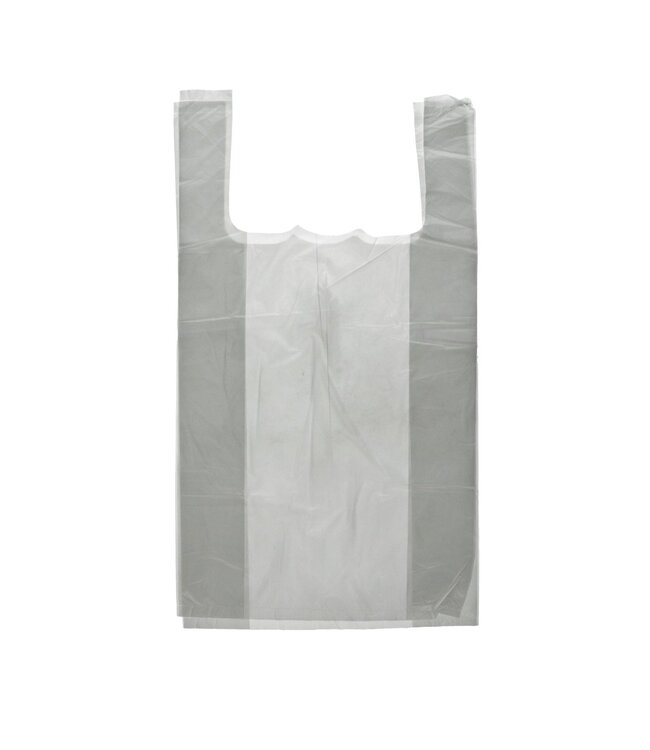 Sacs blancs naturels Sac à chemise | Dimensions 28 x 7 x 50 centimètres | Commande par 100 pièces
