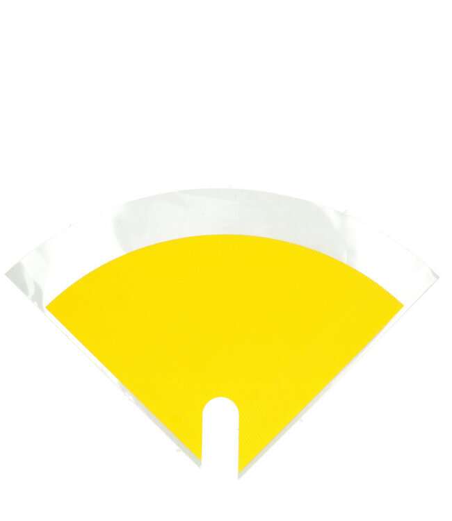 Yellow Sleeves Moon Kraft Look | Size 30 x 30 centimetres | Available to order per 50 pieces