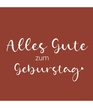 4A Labels Kaart 7*7cm x20 Geburtstag ( x 1 )