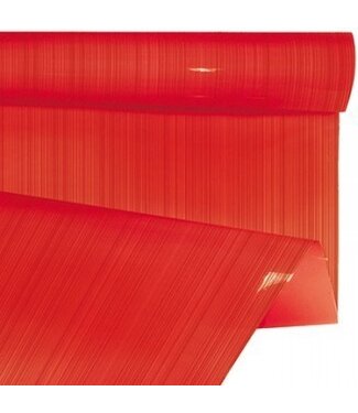 4A Red foil on roll striped Ritmic | Width 80 centimetres | Length 40 metres | Per piece