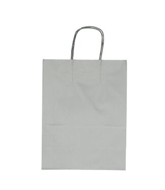 4A Sacs en papier couleur argent | Dimensions 23 x 12 x 30 centimètres | Par 50 pièces