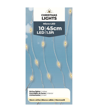 4A Kerst LED draad  10L incl.batt ( x 1 )