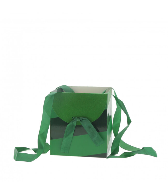 Green bags Muse | Dimensions 16 x 16 x 18 centimetres | Available to order in sets of 10