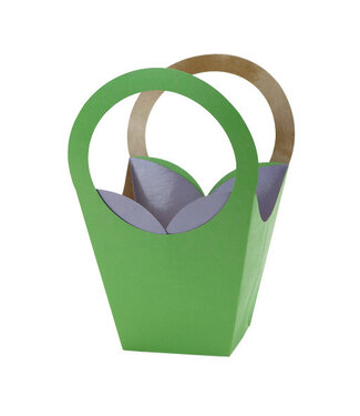 4A Sacs verts Ella | Dimensions 7,5 x 13 x 20 centimètres | Par 10 pièces