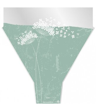 4A Grüne Hüllen Flower Wishes | Größe 50 x 35 x 10 Zentimeter | Pro 50 Stück