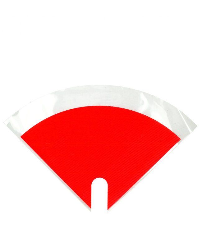 Red Covers Moon Kraft Look | Size 30 x 30 centimetres | Available to order in sets of 50