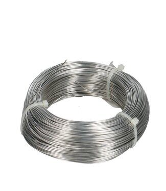 4A Fil d'aluminium argenté | Diamètre 1,5 millimètre | Par pièce