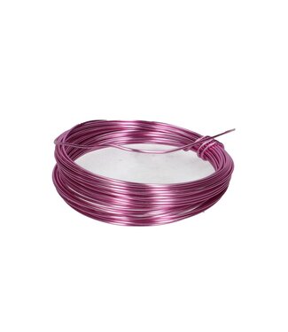 4A Hellrosa Draht Aluminium 2mm 12m 100g | Pro Stück
