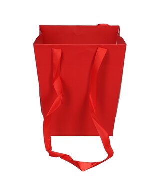 4A Sacs rouges Élégant | Dimensions 12,5 x 16,5 x 18 centimètres | Par 10 pièces