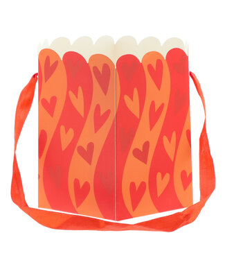 4A Sac rouge Vibrations | Dimensions 15 x 15 x 16 centimètres | Par 10 pièces