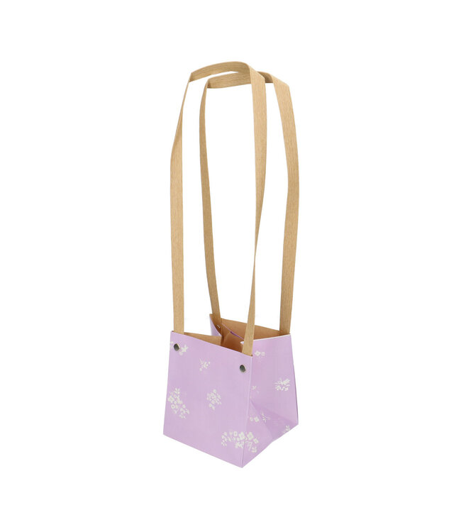 Lavender-coloured bags Romantic | Size 10.5 x 10.5 x 11.5 centimetres | Available to order per 20 pieces