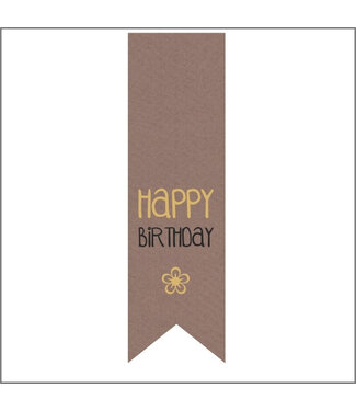 4A Labels Sticker 25*85mm x250 H.Birthday ( x 1 )