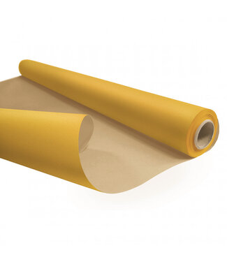 4A Papier jaune en rouleau résistant à l'eau Eco | Largeur 80 centimètres | Longueur 25 mètres | Par pièce