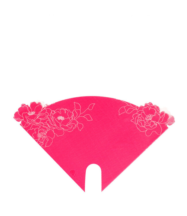 Pink Sleeves Moon Kraft Look Flowers | Size 30 x 30 centimetres | Available to order per 50 pieces