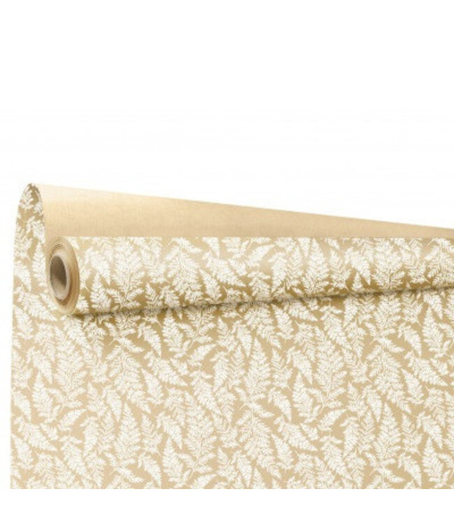 Natural White Floral Pattern Paper on Roll Cyrielle | Width 80 centimetres | Length 40 metres | Available per piece