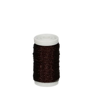 4A Dark Brown Bouillon Wire | Thickness 0.3 millimetres | Weight 100 grams | Per piece