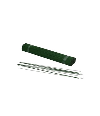 4A Dark green lacquered floral wire stub | Diameter 10 millimetres | Length 30 centimetres | Weight 2.5 kilos | Per piece