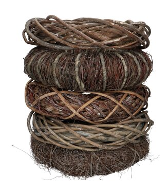 4A Krans d30cm Stack assorti | Per 5 stuks