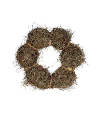 4A Couronne de foin naturelle | Diamètre 40 centimètres | Par pièce