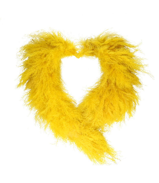 Yellow wreath heart Lao Grass | Diameter 40 centimetres | Available to order individually