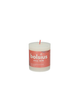 4A Kaars Stomp d07*08cm rustiek ( x 4 )